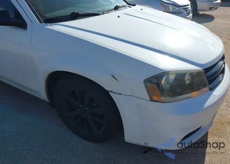 2013 Dodge Avenger Se V6 z USA, uszkodzony, nr VIN 1C3CDZAG2DN750708